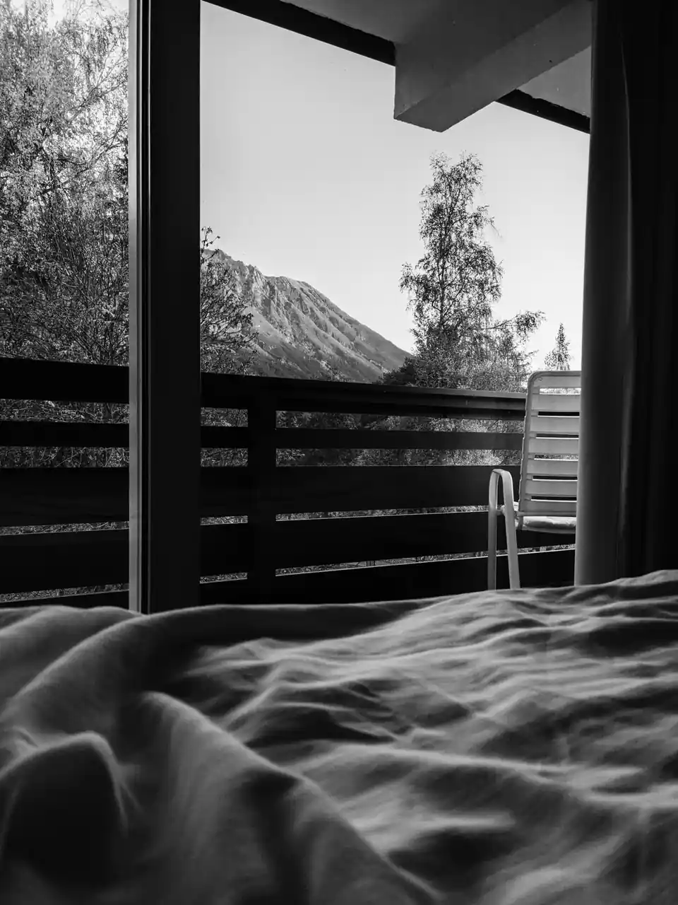 Luxuriöses Zimmer mit Bergblick