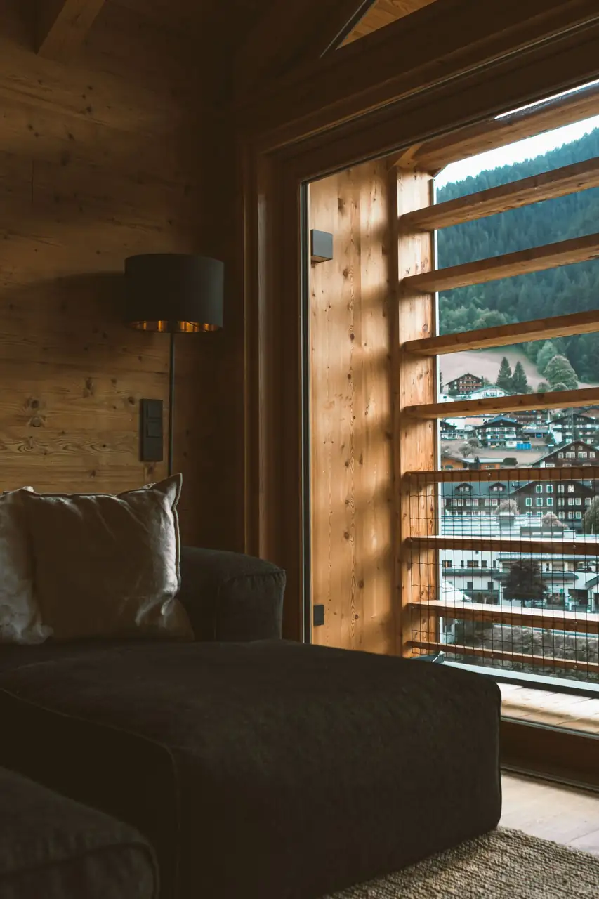 Blick aus den Hotelzimmern auf Österreich