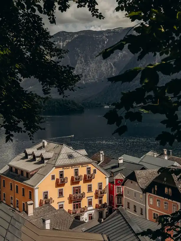 Blick auf Hallstatt und die Umgebung