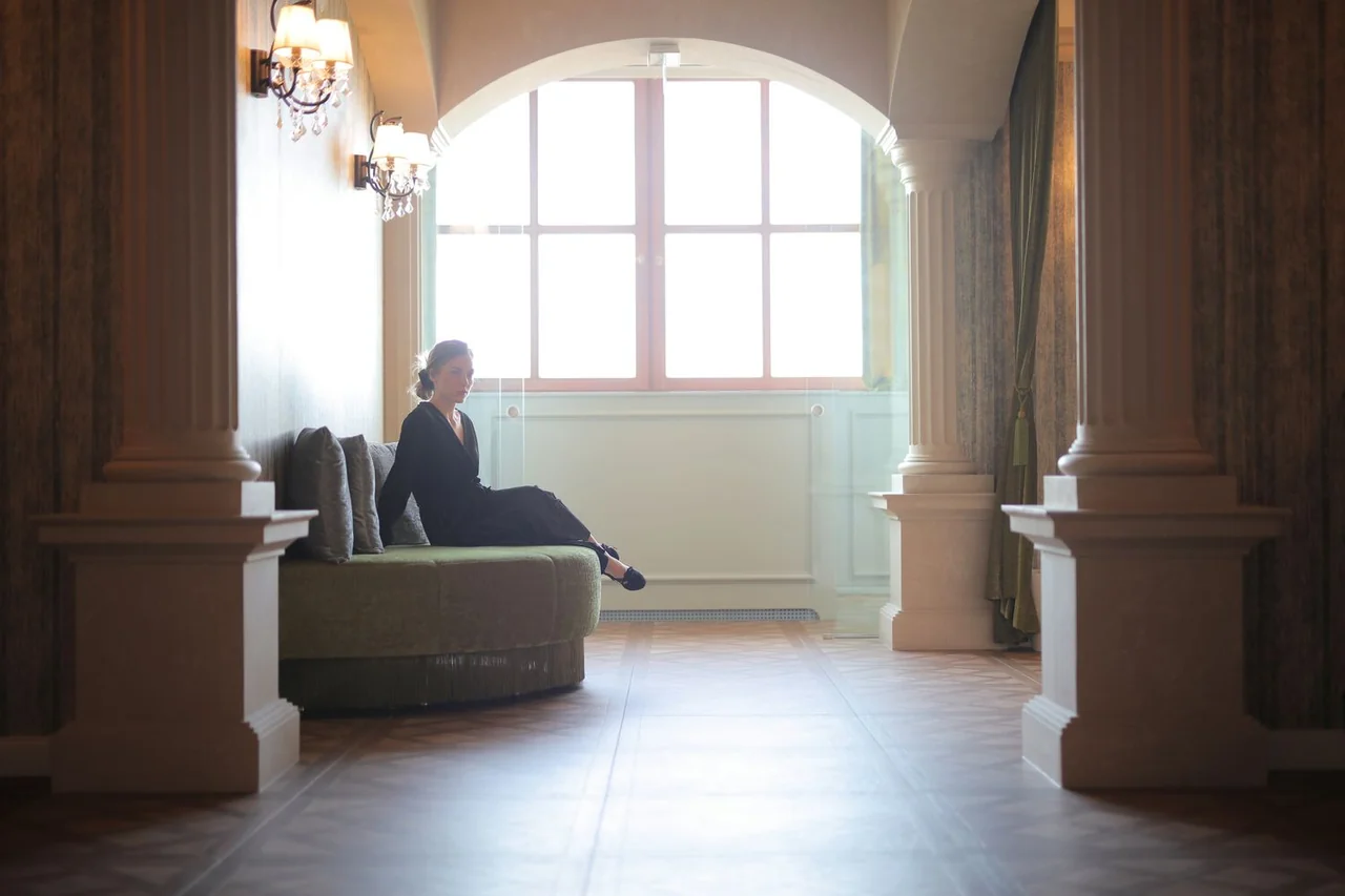 Elegante Sitzbereiche in den Suiten